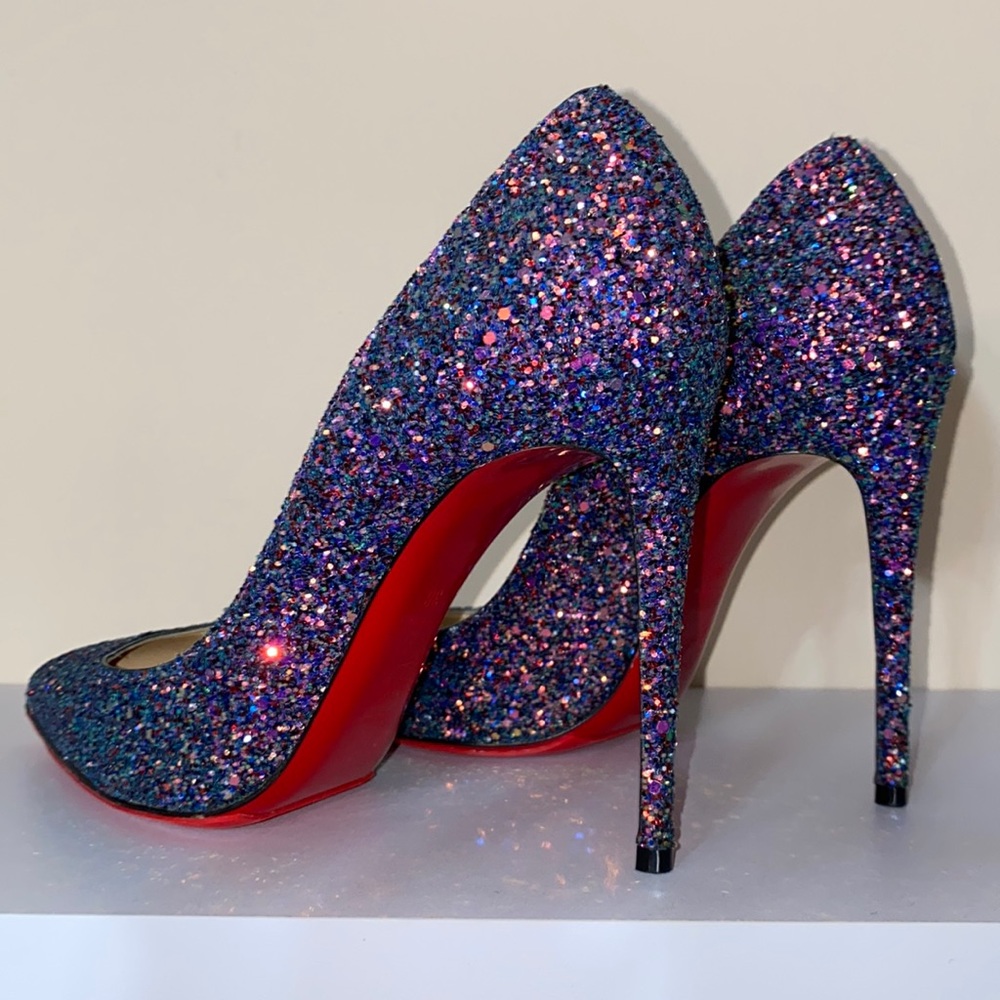 Christian Louboutin Pigalle Follies Glitter Dragonfly
Pumps Heel Shoes ❤️‍🔥🦄